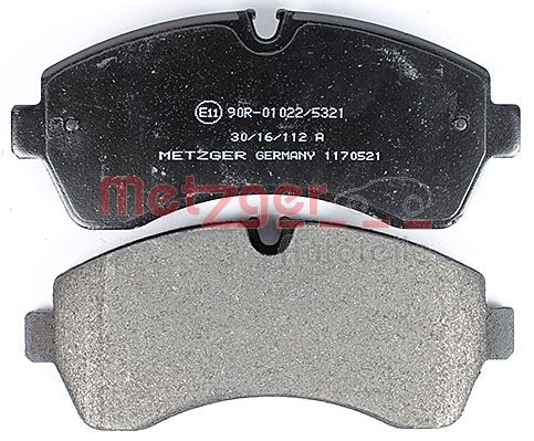 METZGER 1170521 Bremsbelagsatz, Scheibenbremse